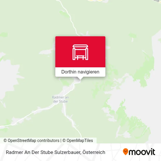 Radmer An Der Stube Sulzerbauer Karte