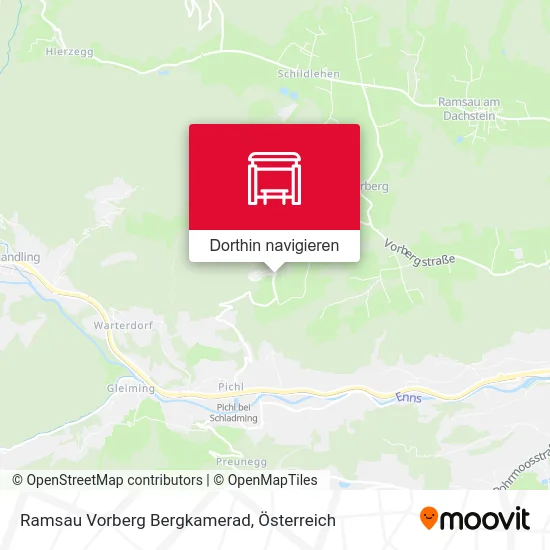 Ramsau Vorberg Bergkamerad Karte