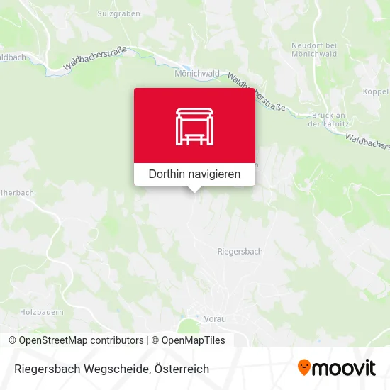Riegersbach Wegscheide Karte
