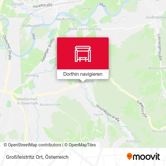 Großfeistritz Ort Karte