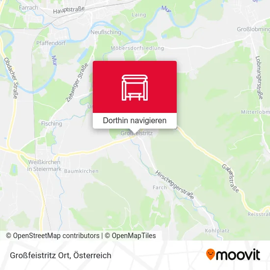 Großfeistritz Ort Karte