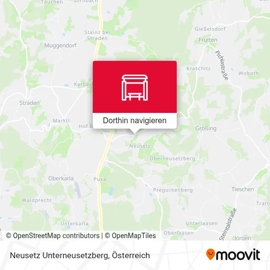 Neusetz Unterneusetzberg Karte