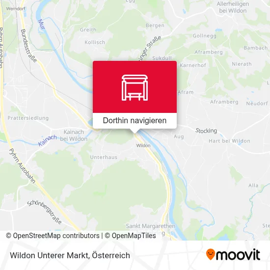 Wildon Unterer Markt Karte