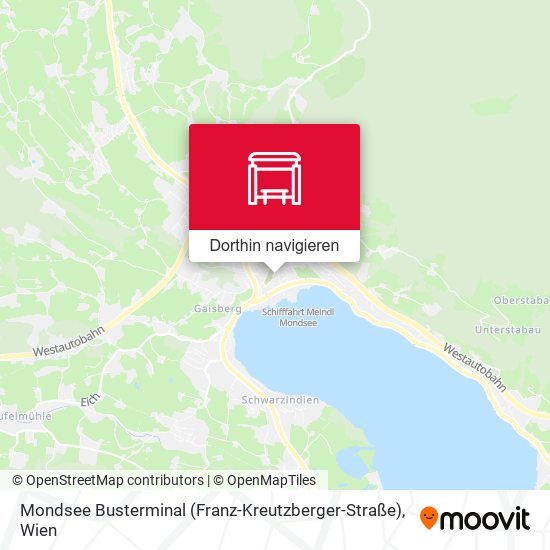 Mondsee Busterminal (Franz-Kreutzberger-Straße) Karte
