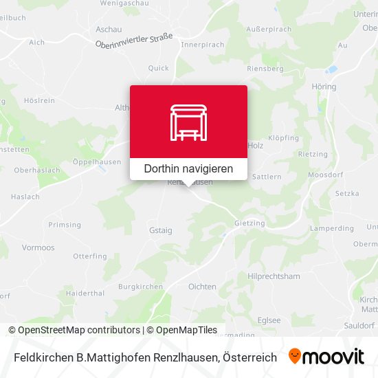 Feldkirchen B.Mattighofen Renzlhausen Karte