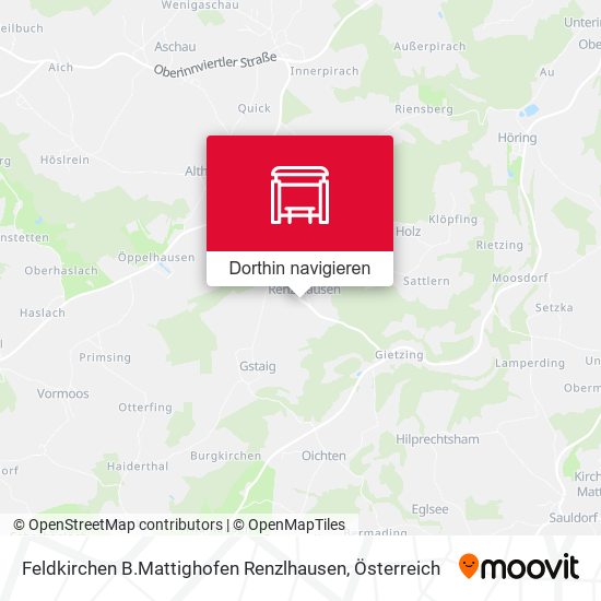 Feldkirchen B.Mattighofen Renzlhausen Karte