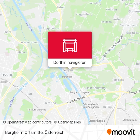 Bergheim Ortsmitte Karte