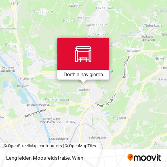 Lengfelden Moosfeldstraße Karte
