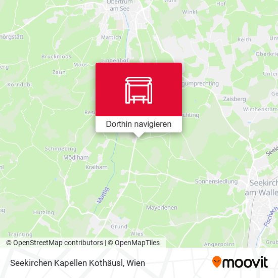 Seekirchen Kapellen Kothäusl Karte