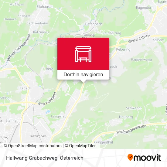 Hallwang Grabachweg Karte