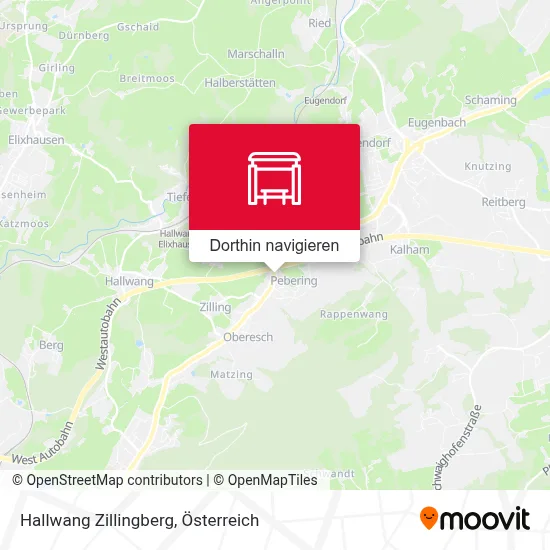 Hallwang Zillingberg Karte