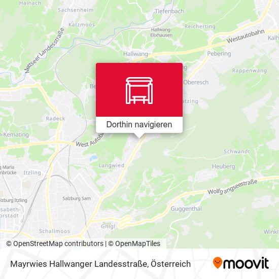 Mayrwies Hallwanger Landesstraße Karte
