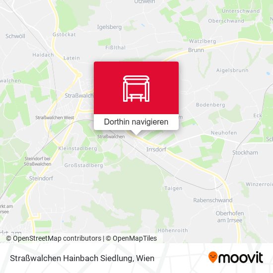 Straßwalchen Hainbach Siedlung Karte