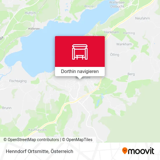 Henndorf Ortsmitte Karte
