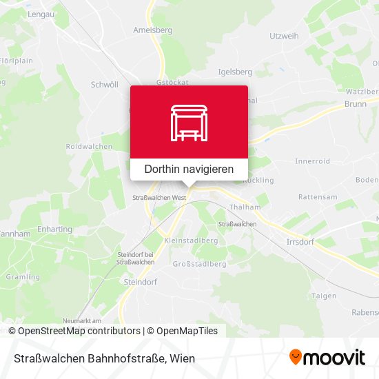 Straßwalchen Bahnhofstraße Karte