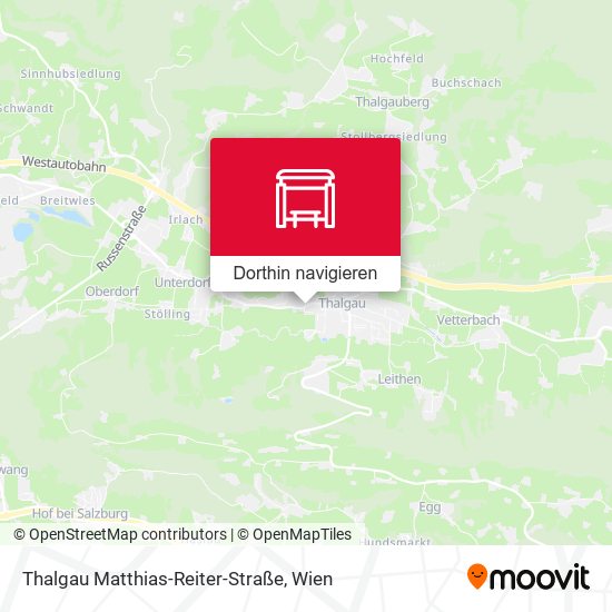 Thalgau Matthias-Reiter-Straße Karte