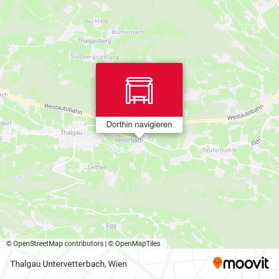 Thalgau Untervetterbach Karte