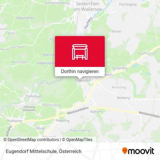 Eugendorf Mittelschule Karte