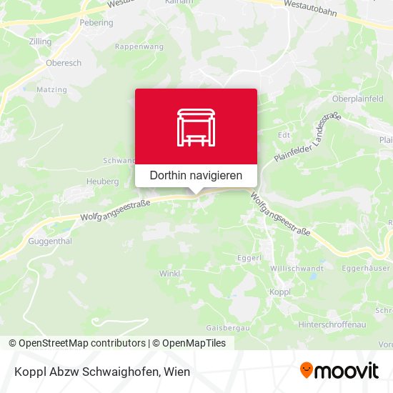 Koppl Abzw Schwaighofen Karte