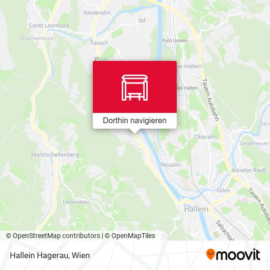 Hallein Hagerau Karte