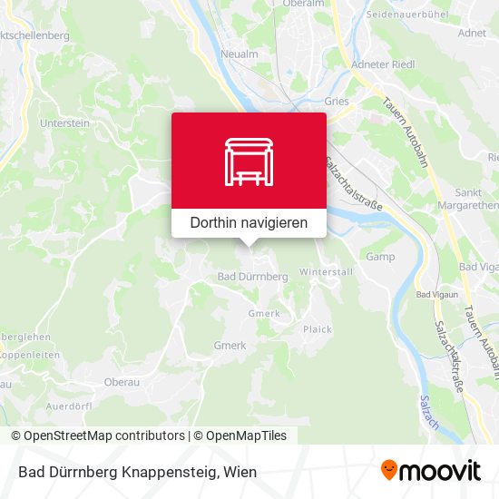 Bad Dürrnberg Knappensteig Karte