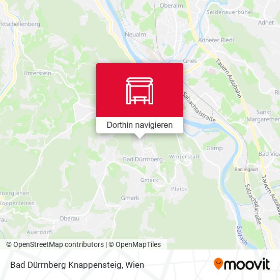 Bad Dürrnberg Knappensteig Karte