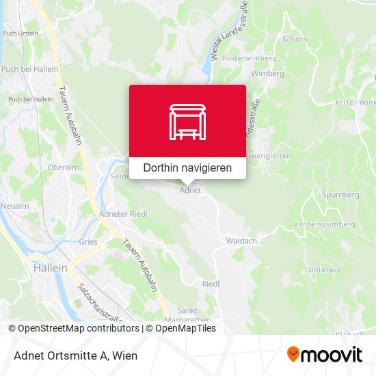 Adnet Ortsmitte A Karte