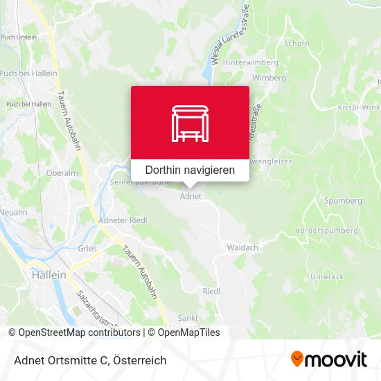 Adnet Ortsmitte C Karte