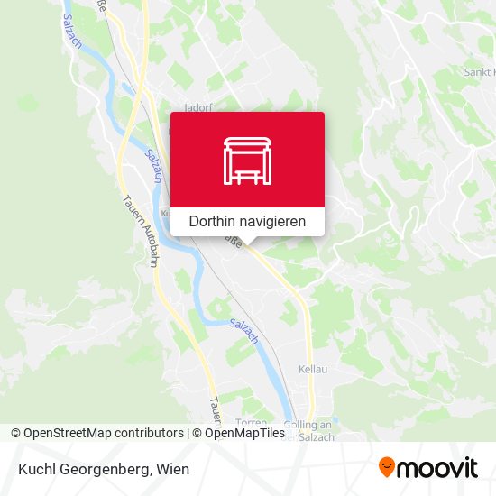 Kuchl Georgenberg Karte