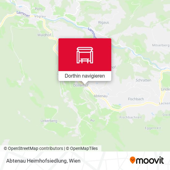 Abtenau Heimhofsiedlung Karte