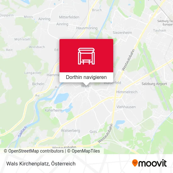 Wals Kirchenplatz Karte