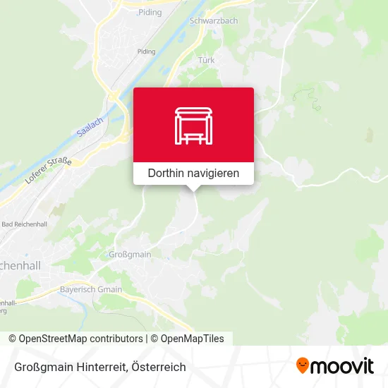Großgmain Hinterreit Karte