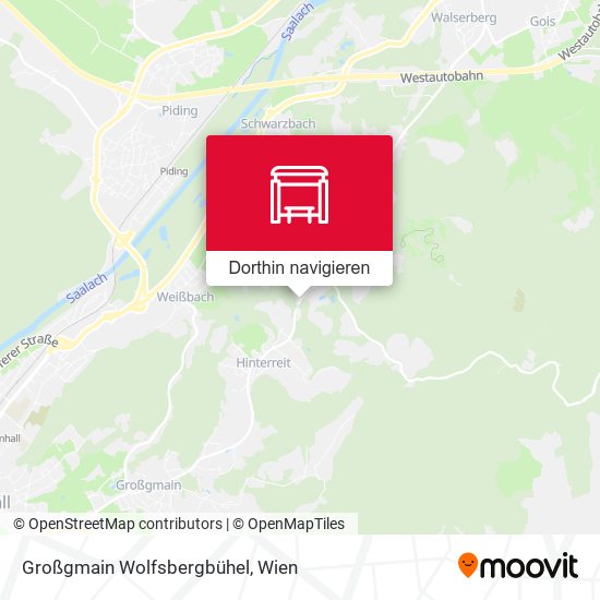 Großgmain Wolfsbergbühel Karte