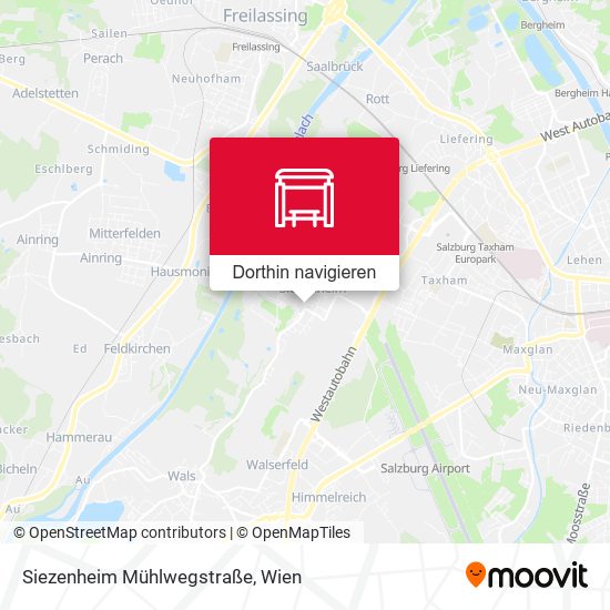 Siezenheim Mühlwegstraße Karte