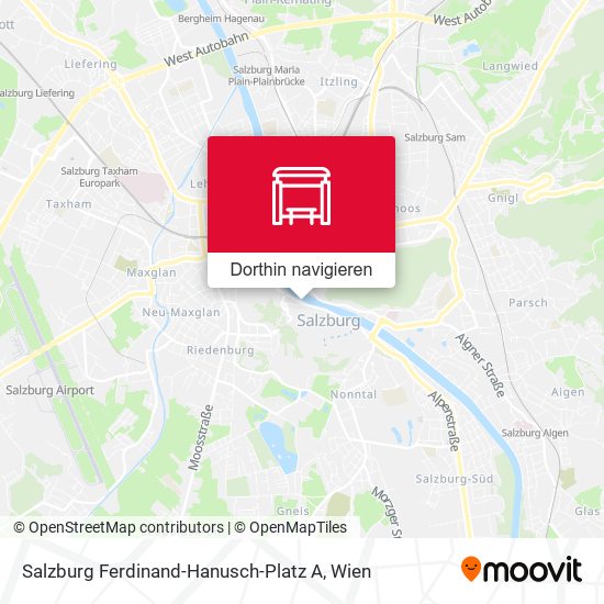 Salzburg Ferdinand-Hanusch-Platz A Karte