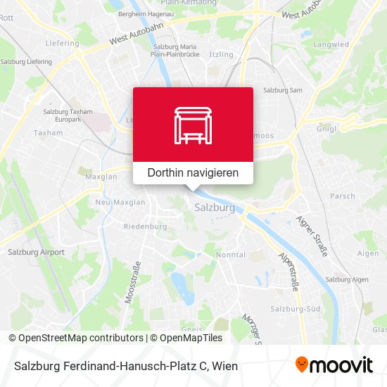 Salzburg Ferdinand-Hanusch-Platz C Karte