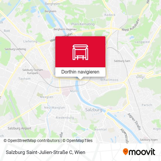 Salzburg Saint-Julien-Straße C Karte
