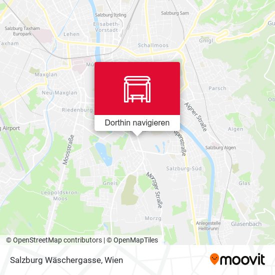 Salzburg Wäschergasse Karte