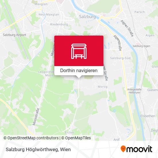 Salzburg Höglwörthweg Karte