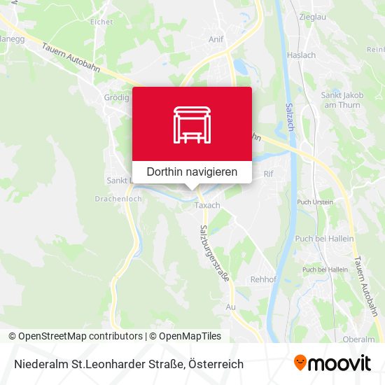 Niederalm St.Leonharder Straße Karte