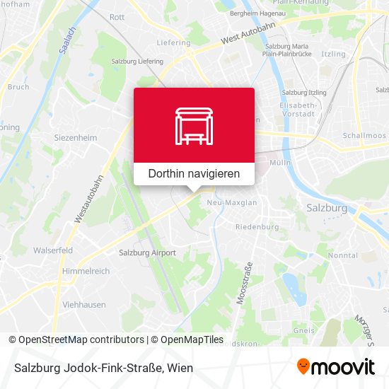 Salzburg Jodok-Fink-Straße Karte