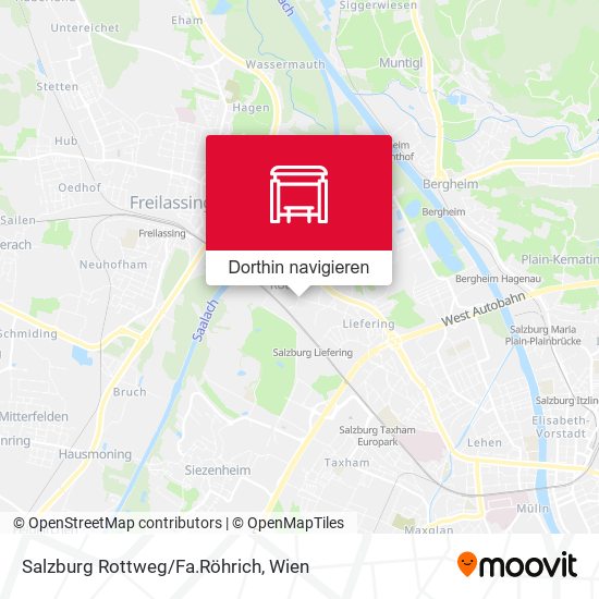 Salzburg Rottweg/Fa.Röhrich Karte