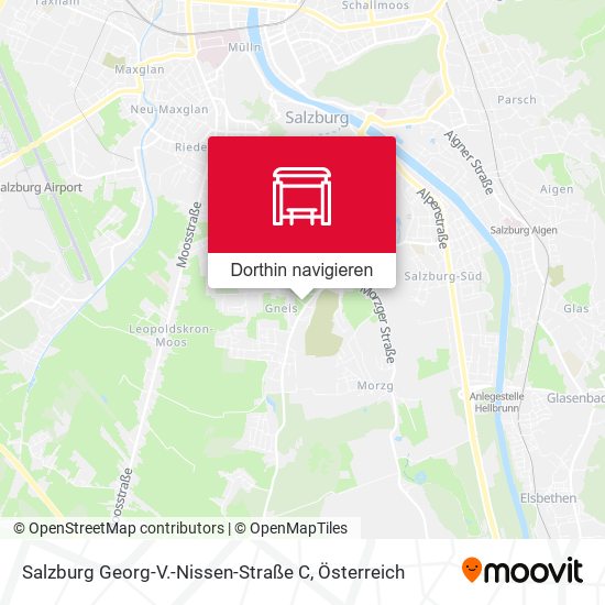 Salzburg Georg-V.-Nissen-Straße C Karte