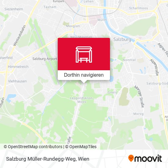 Salzburg Müller-Rundegg-Weg Karte