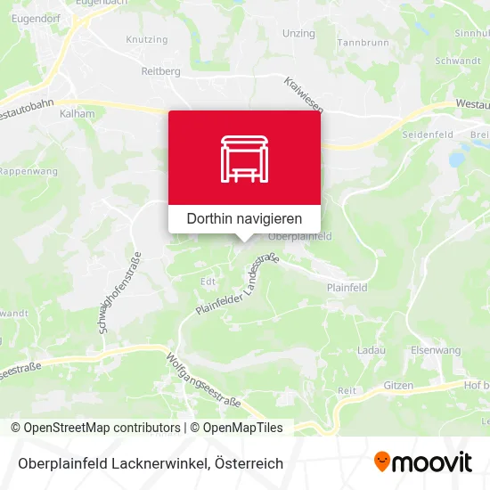 Oberplainfeld Lacknerwinkel Karte