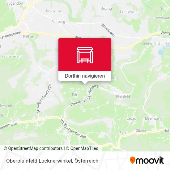 Oberplainfeld Lacknerwinkel Karte