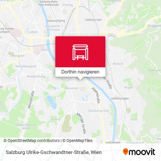 Salzburg Ulrike-Gschwandtner-Straße Karte