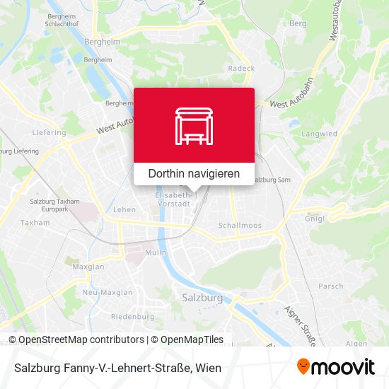 Salzburg Fanny-V.-Lehnert-Straße Karte