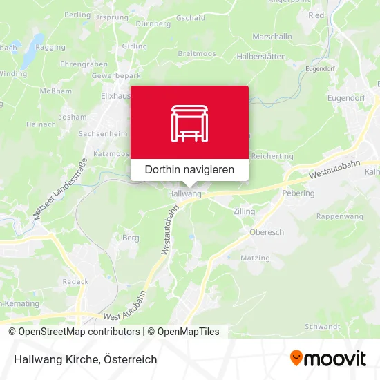 Hallwang Kirche Karte