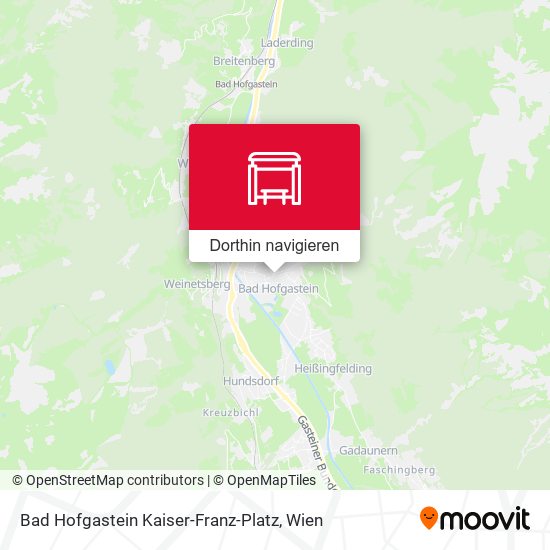 Bad Hofgastein Kaiser-Franz-Platz Karte